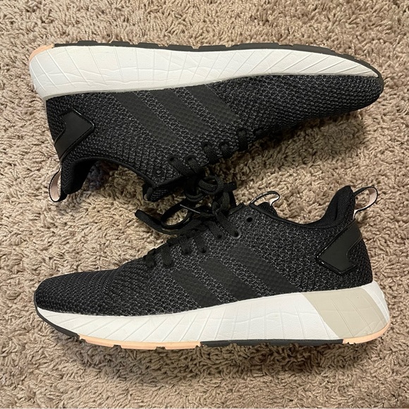 EUC adidas Questar BYD Black Haze Coral Women’s Running Shoes - Picture 8 of 16